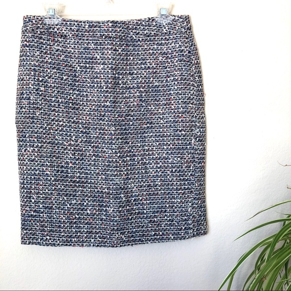 Cynthia Rowley Tweed Multi Colored Pencil Skirt - Picture 8 of 12